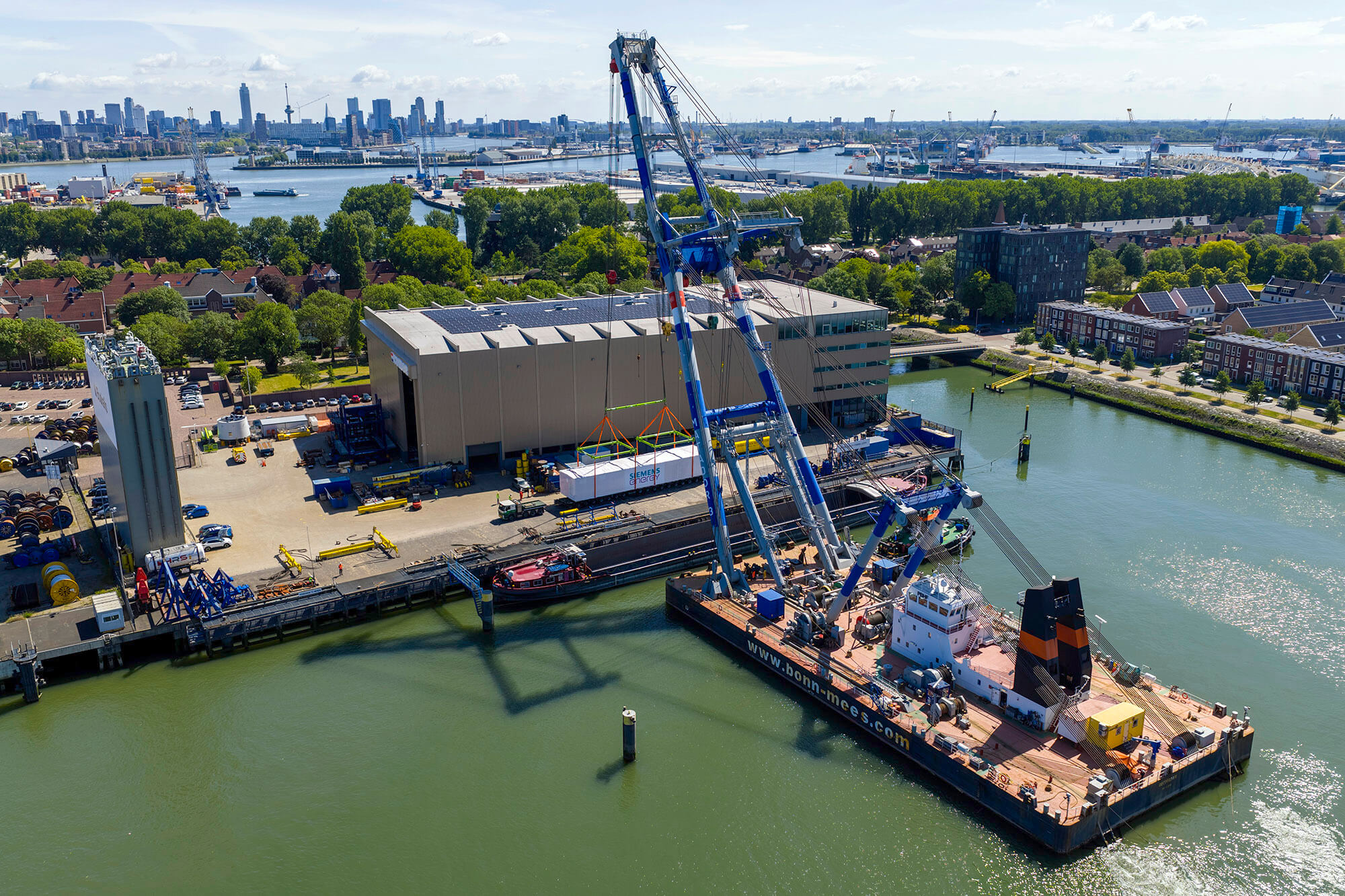 Bonn mees siemens port of rotterdam