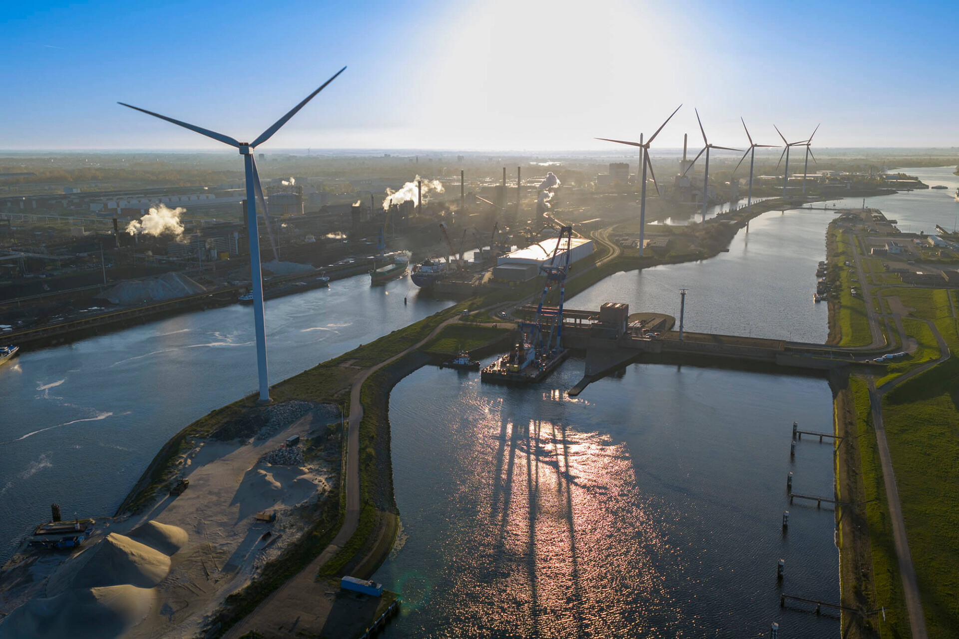 IJmuiden Hoogovens drone