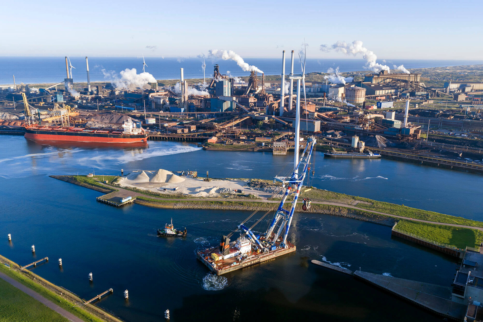 IJmuiden Tata Steel drone